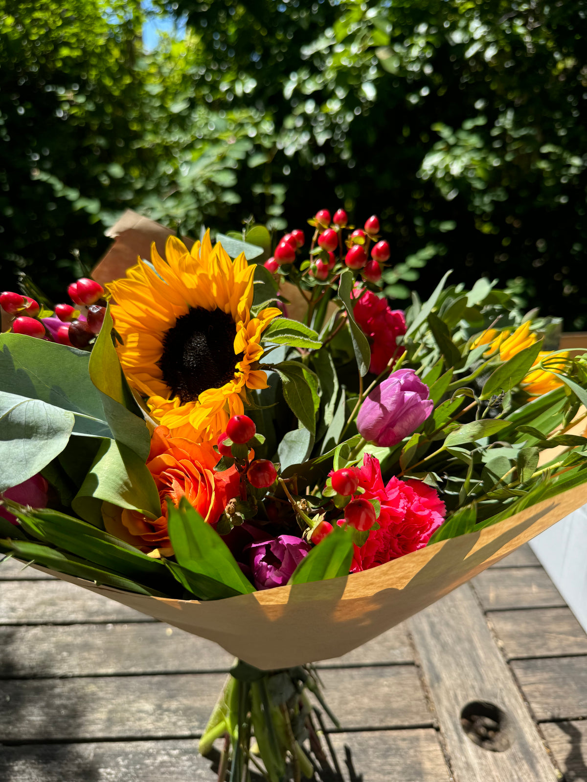 Fresh Flower Bouquet - Seasonal British Flowers, Gift Wrapped