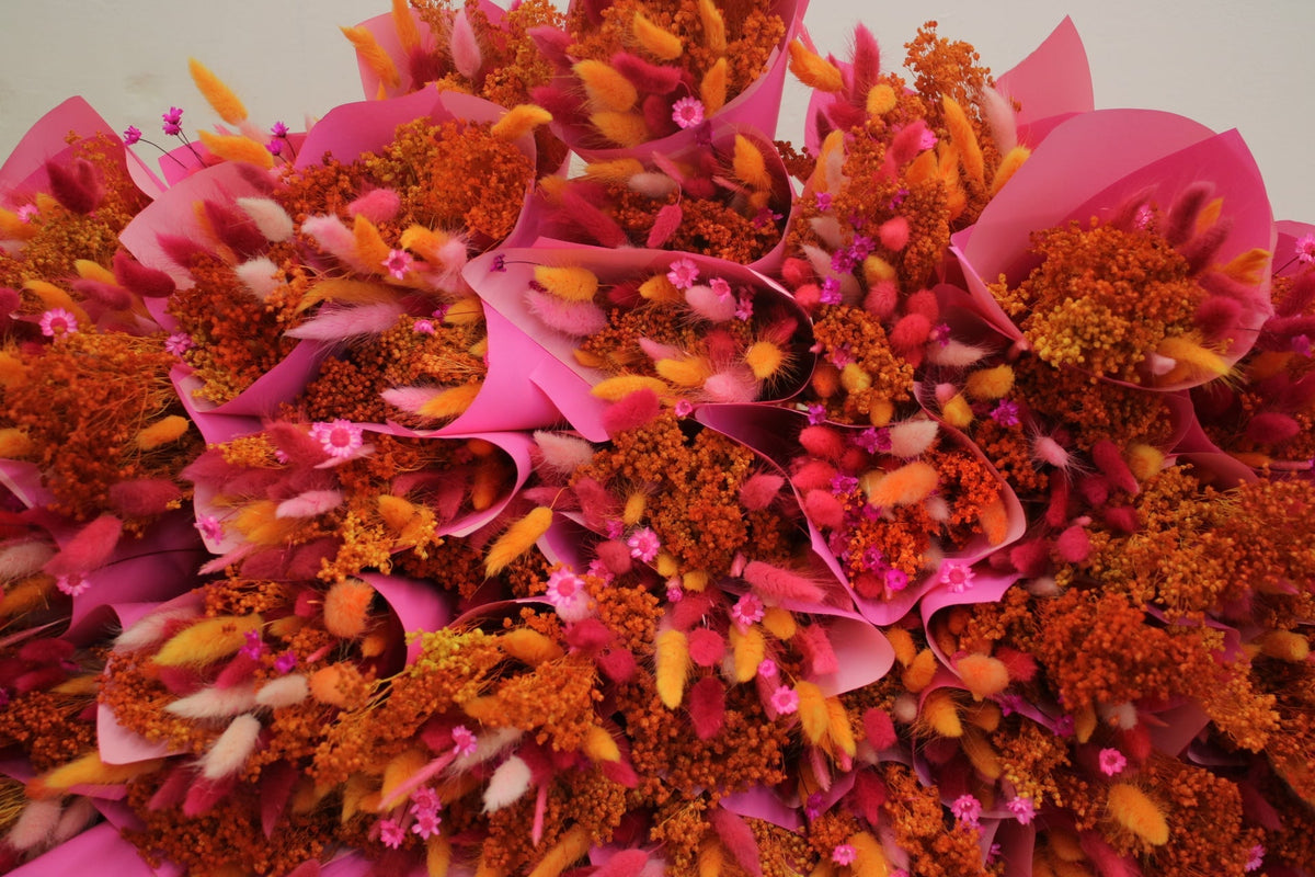 Dried Flower Bouquet | Sunset Colours | Wildest Dreams Flowers