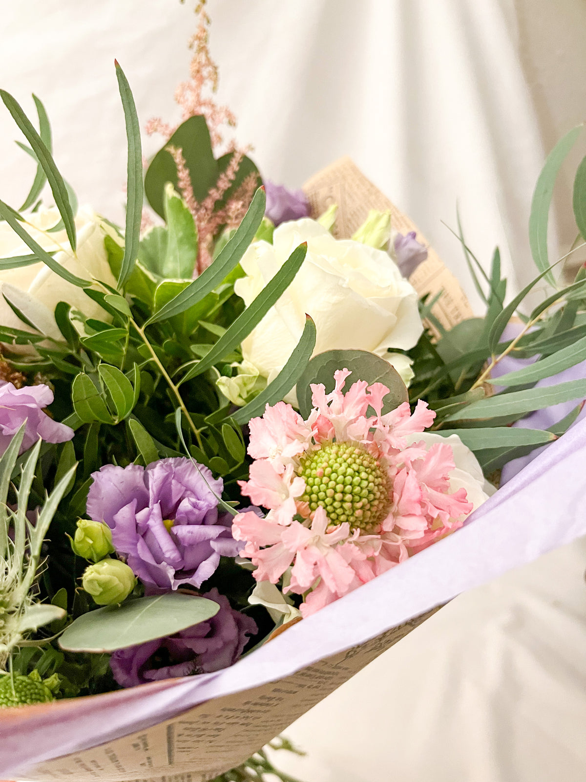 Fresh Flower Bouquet - Seasonal British Flowers, Gift Wrapped